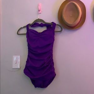 Stunning 💜 Esther Williams One Piece Swimsuit